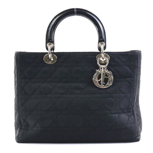 Dior Lady Dior Black Synthetic Hand Bag