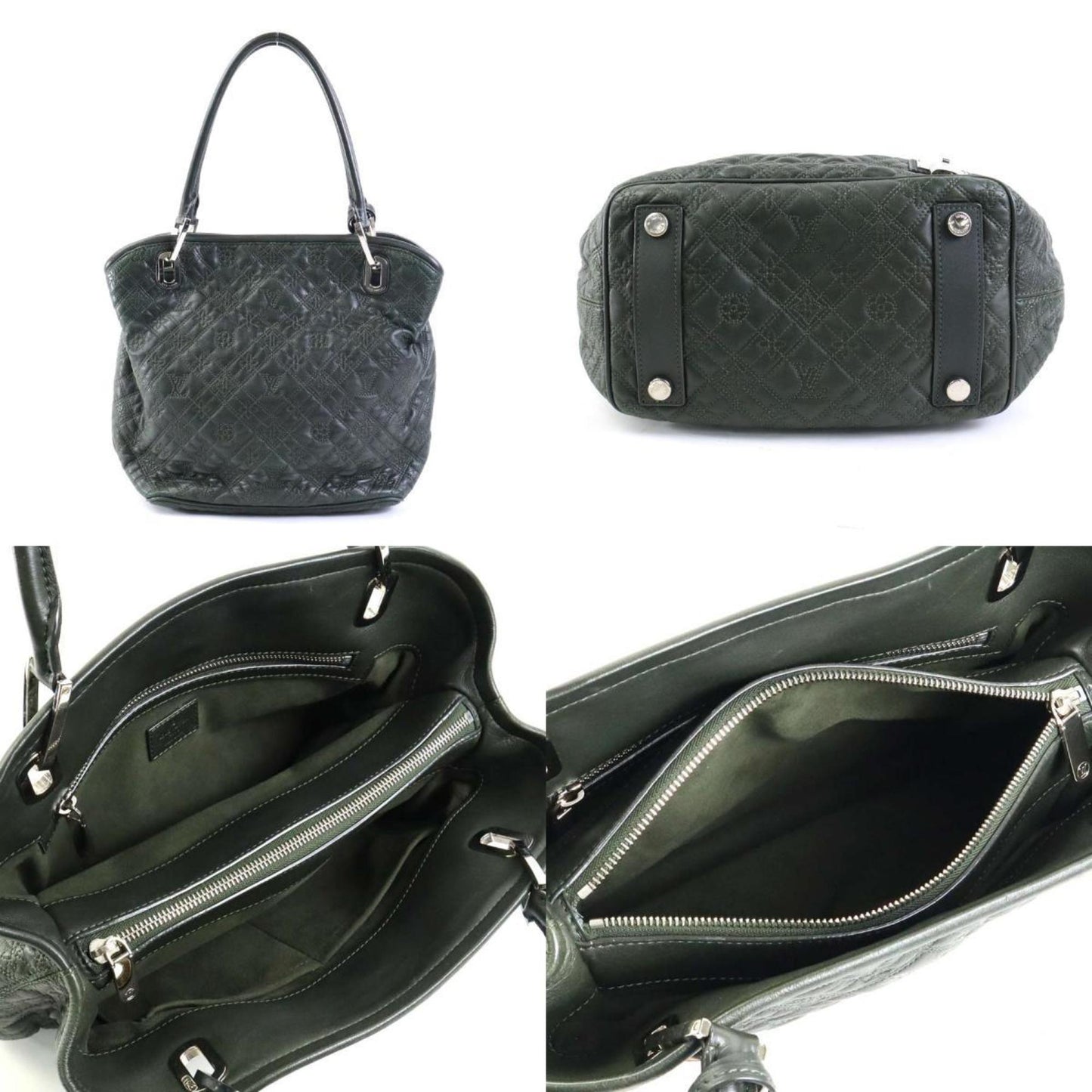 Louis Vuitton Antia Lilia Black Leather Shoulder Bag