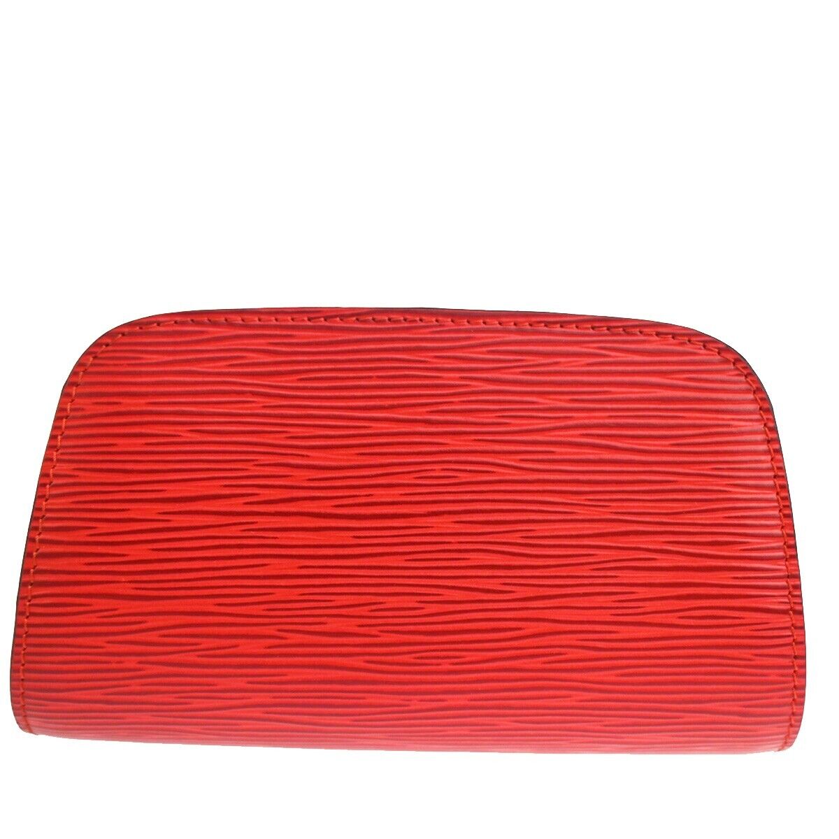 Louis Vuitton Dauphine Red Leather Clutch Bag