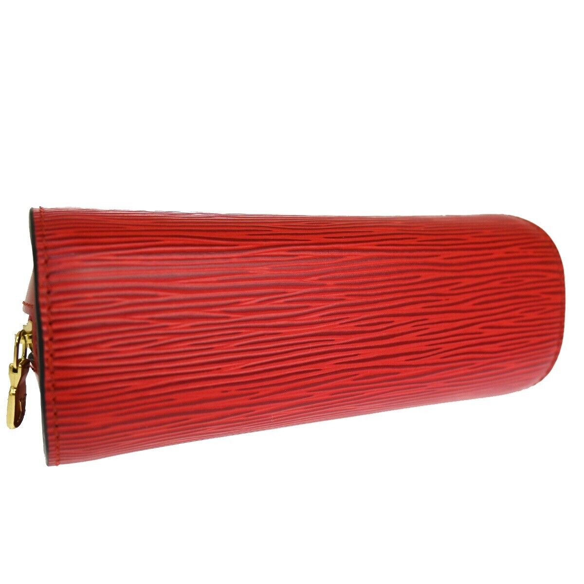 Louis Vuitton Dauphine Red Leather Clutch Bag