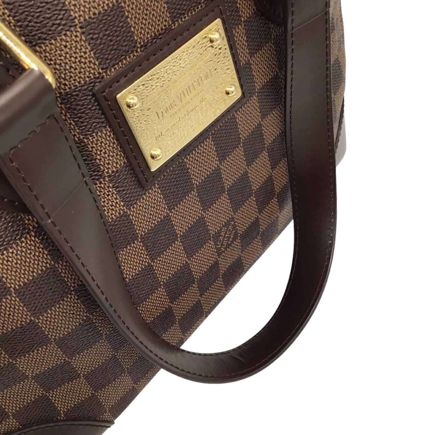 Louis Vuitton Hampstead Brown Canvas Tote Bag