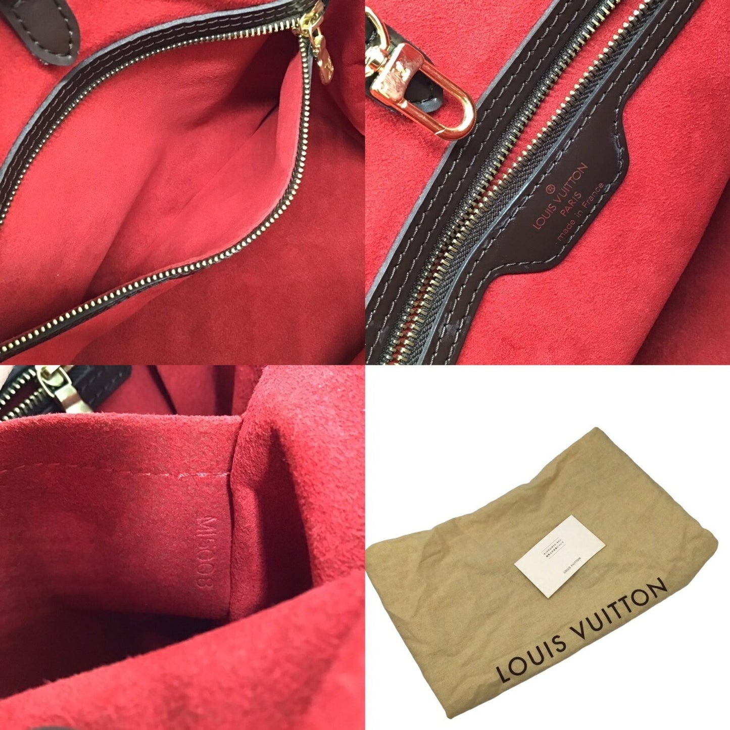 Louis Vuitton Hampstead Brown Canvas Tote Bag