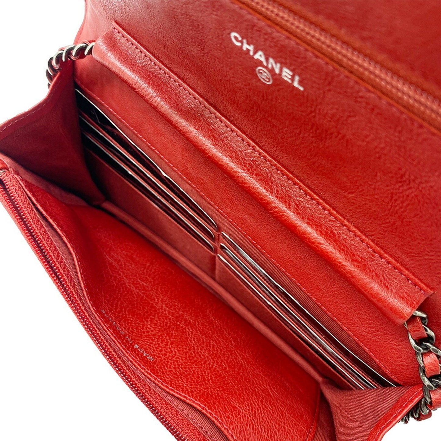 Chanel Boy Red Leather Shoulder Bag