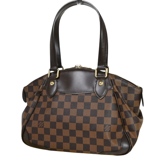 Louis Vuitton Verona Brown Canvas Shoulder Bag