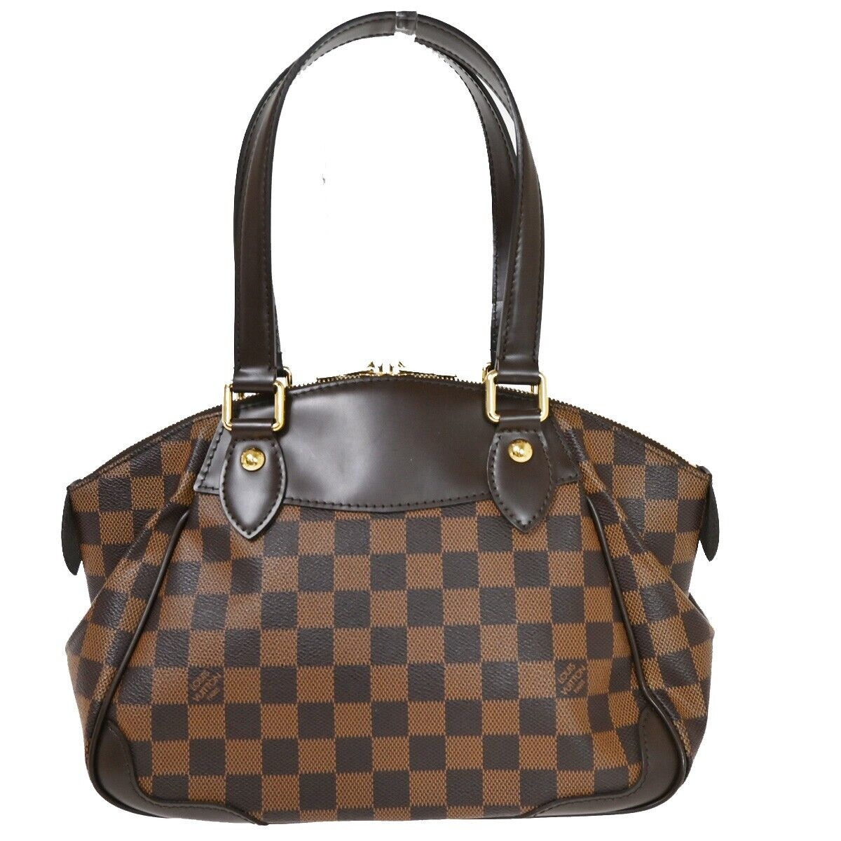 Louis Vuitton Verona Brown Canvas Shoulder Bag