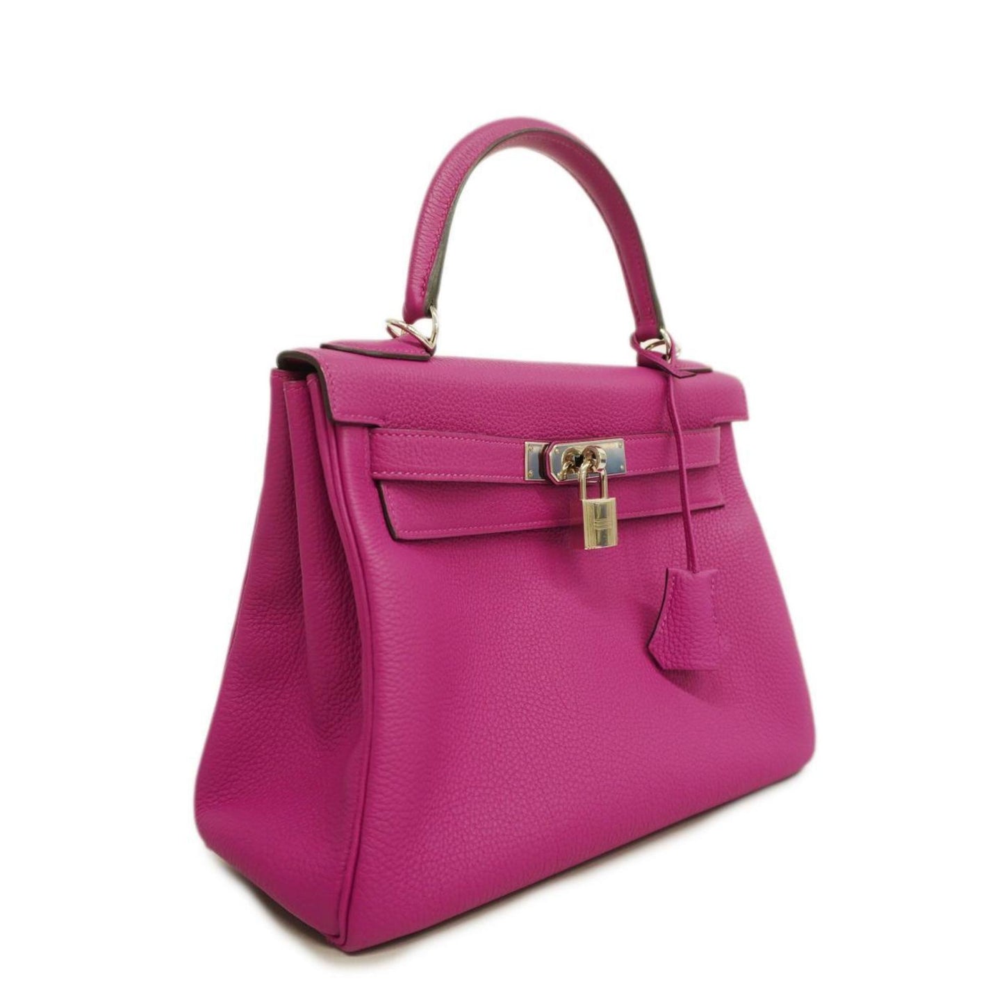 Hermès Kelly 28 Pink Leather Hand Bag