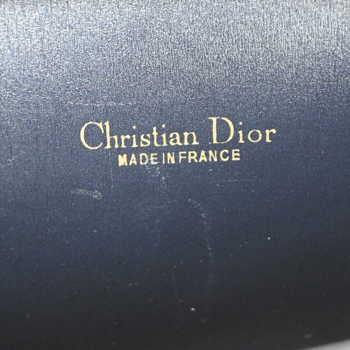 Dior Trotter Navy Canvas Clutch Bag