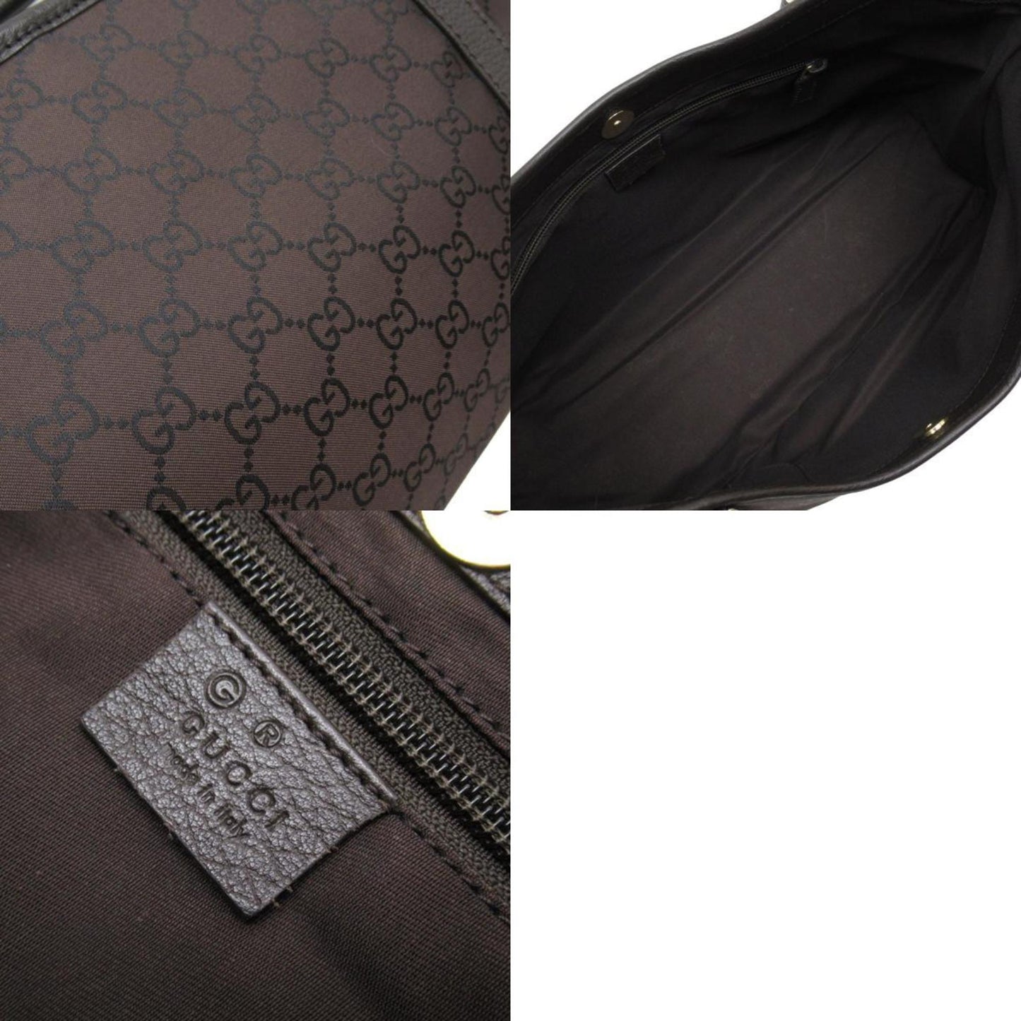 Gucci GG nylon Brown Canvas Shoulder Bag