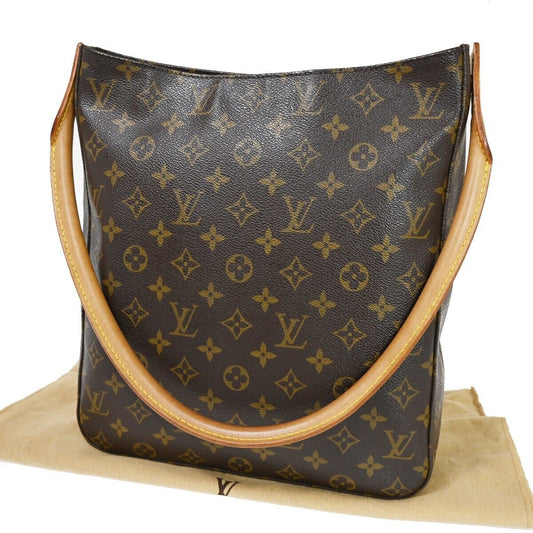 Louis Vuitton Looping GM Brown Canvas Shoulder Bag