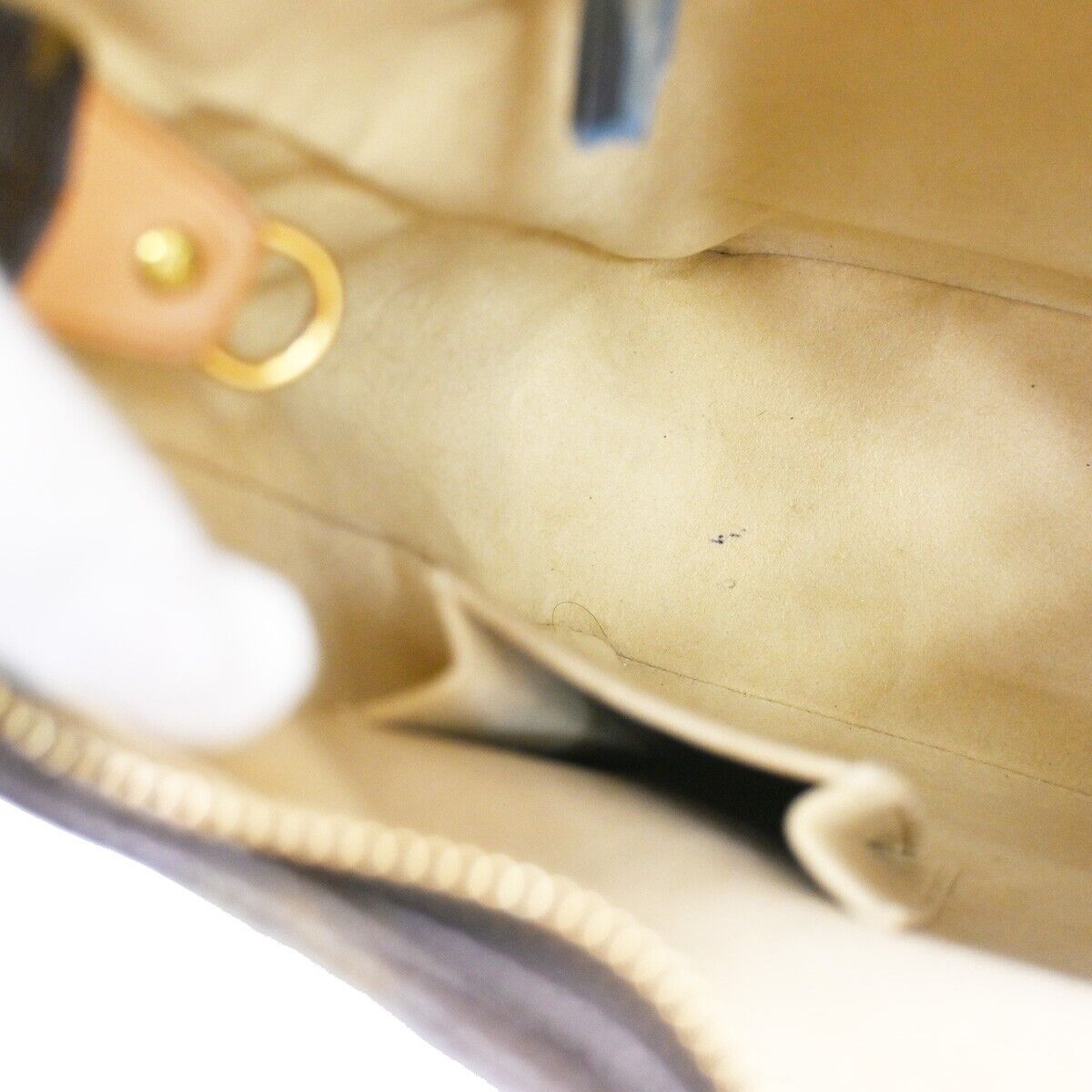 Louis Vuitton Looping GM Brown Canvas Shoulder Bag