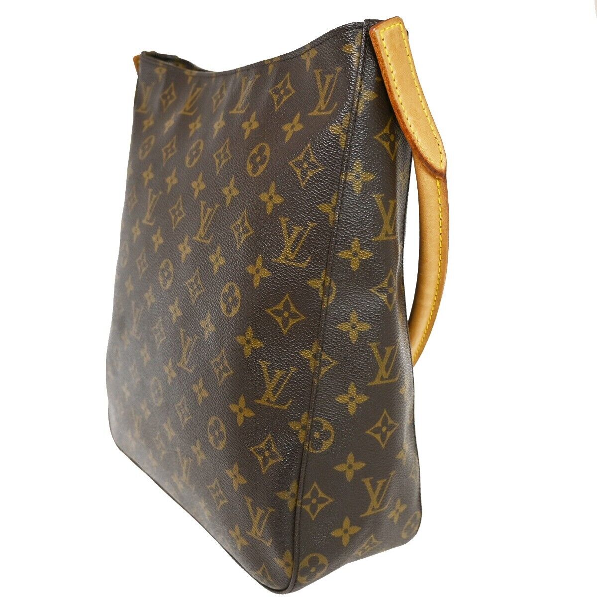 Louis Vuitton Looping GM Brown Canvas Shoulder Bag