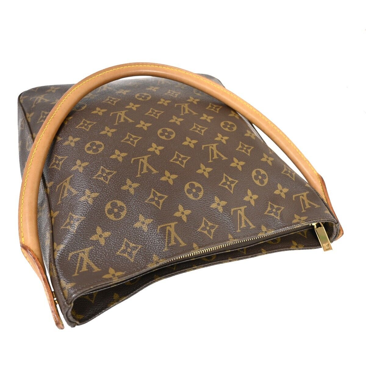 Louis Vuitton Looping GM Brown Canvas Shoulder Bag