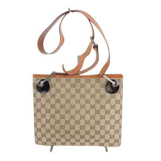 Gucci GG canvas Beige Canvas Shoulder Bag