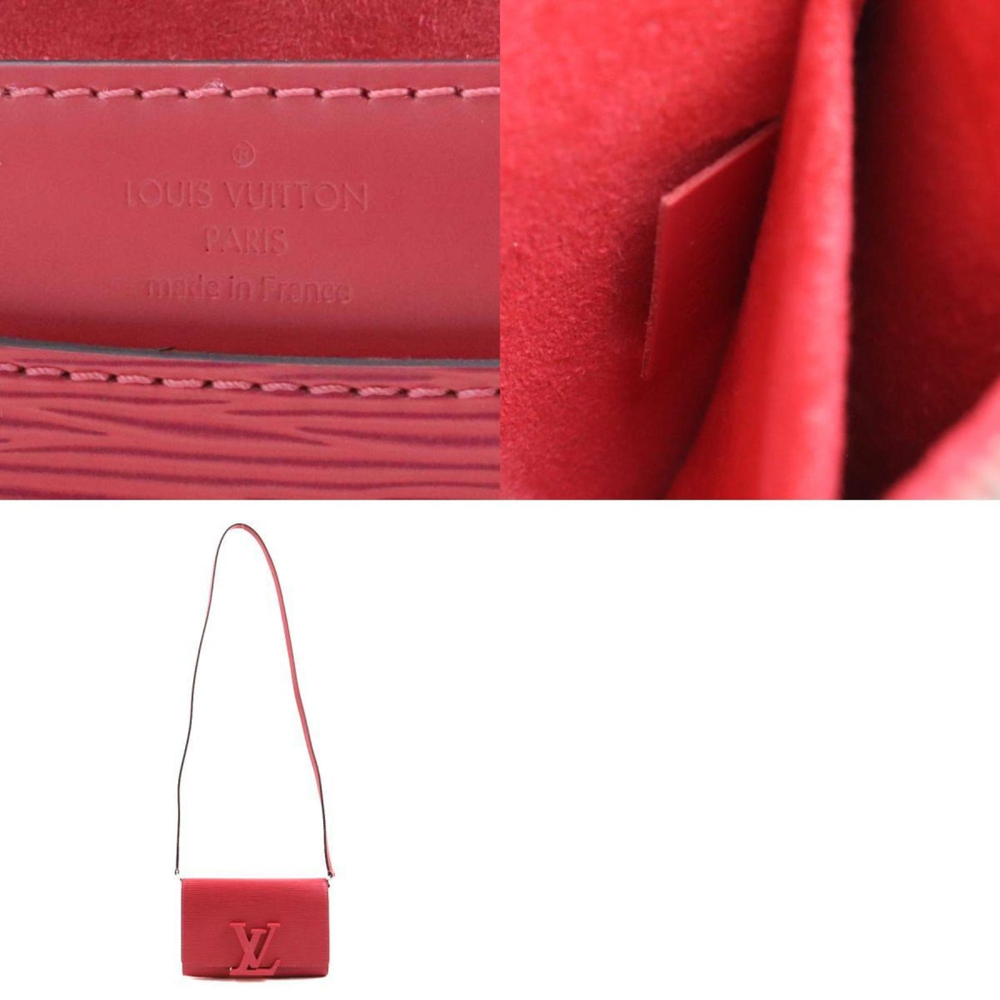 Louis Vuitton Louise Pink Leather Wallet Accessories