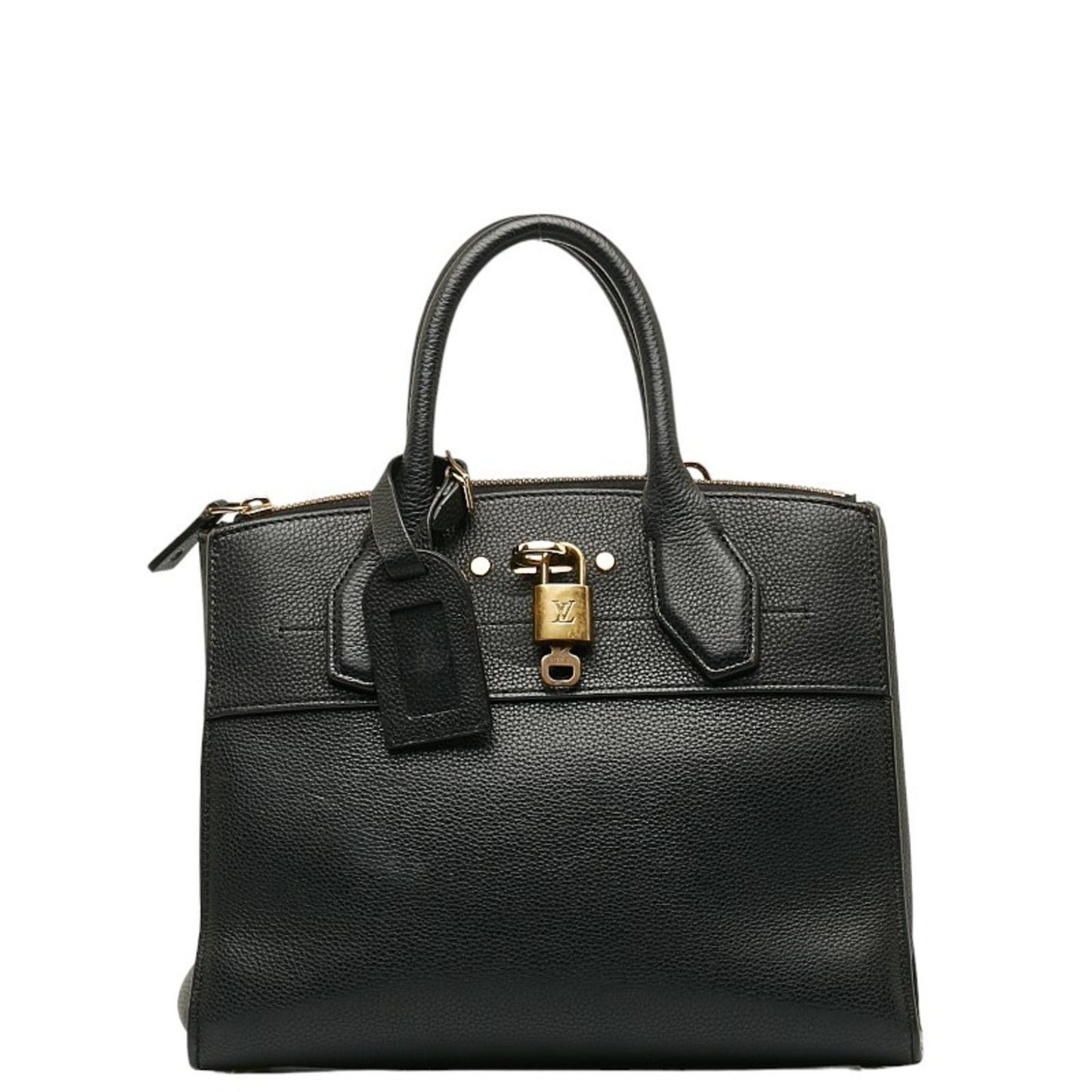 Louis Vuitton City steamer Black Leather Hand Bag