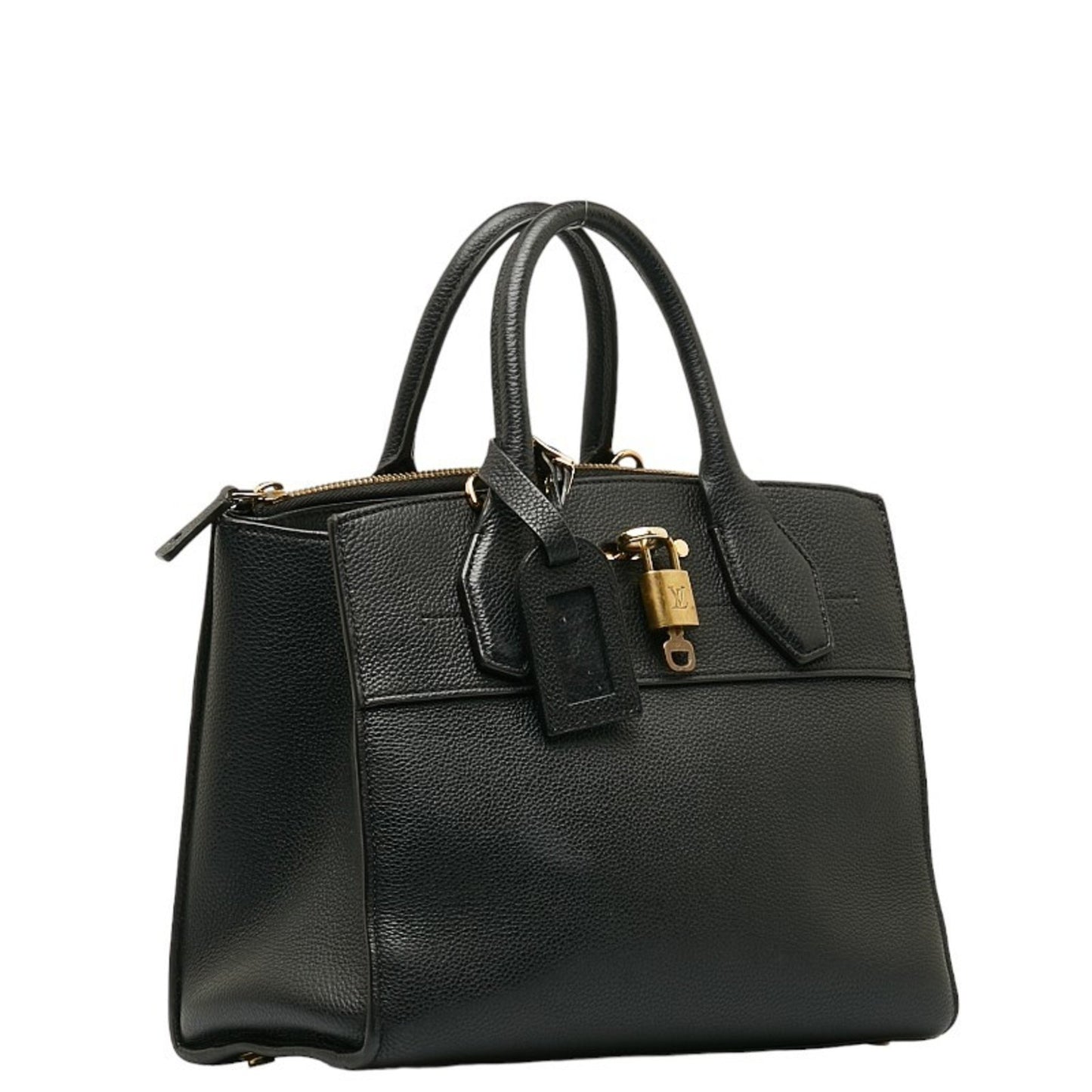 Louis Vuitton City steamer Black Leather Hand Bag