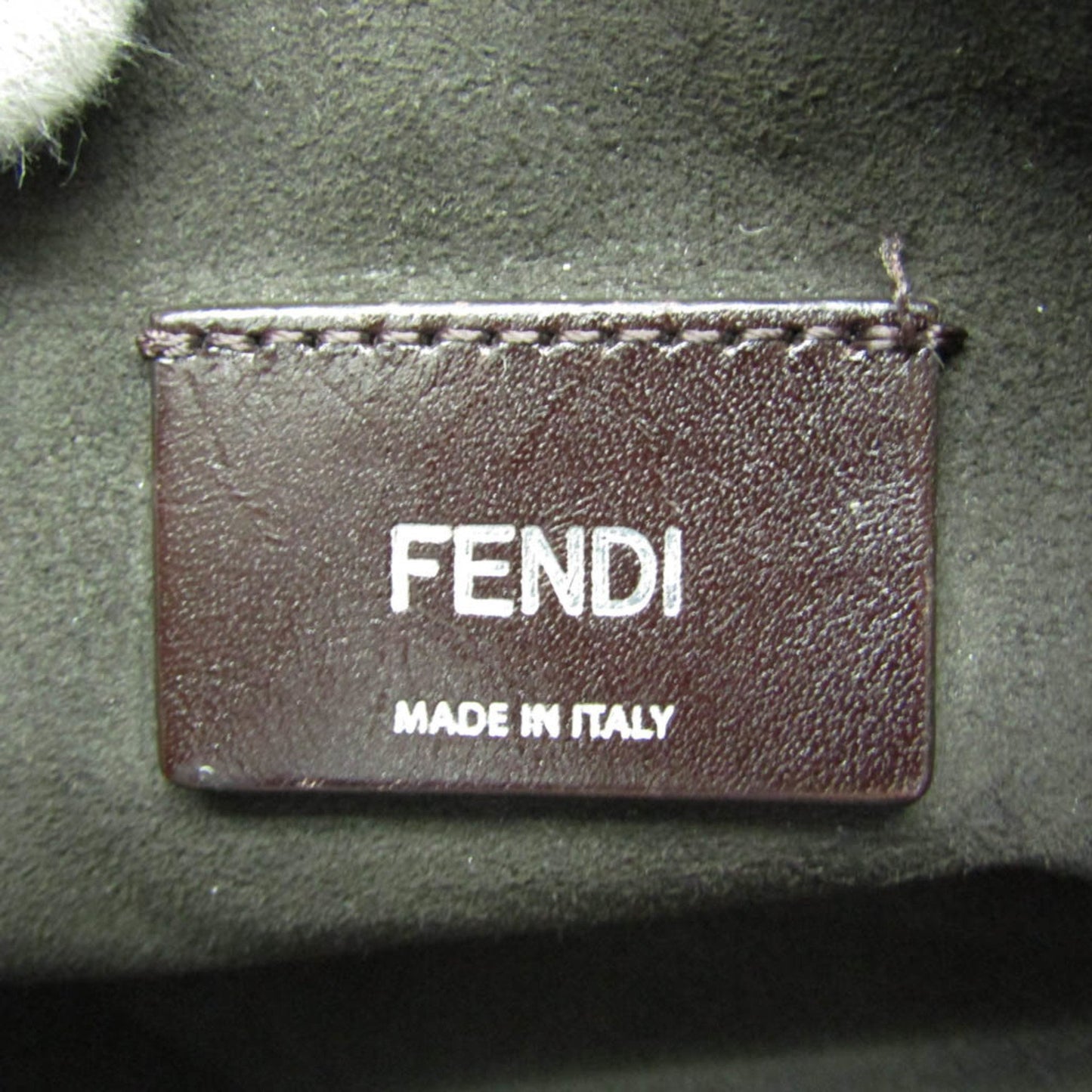 Fendi -- Navy Leather Clutch Bag