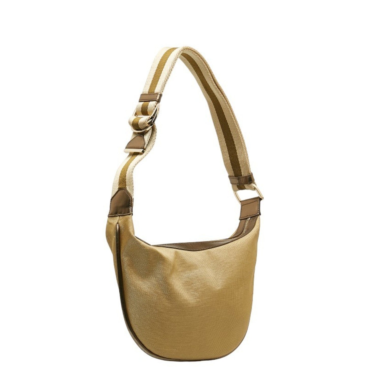 Gucci Sherry Gold Canvas Shoulder Bag