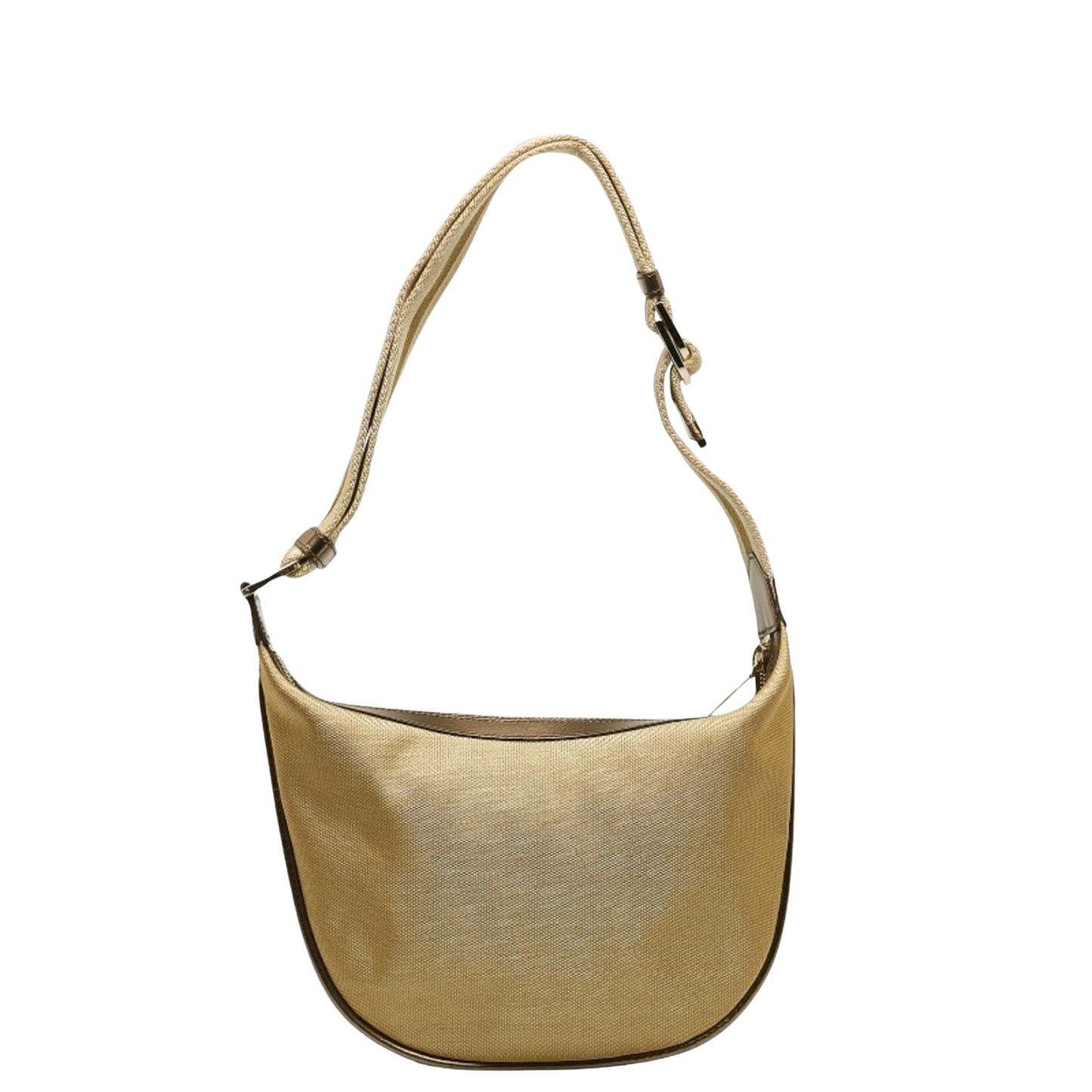 Gucci Sherry Gold Canvas Shoulder Bag