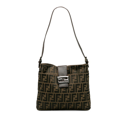 Fendi Zucca Brown Canvas Hand Bag