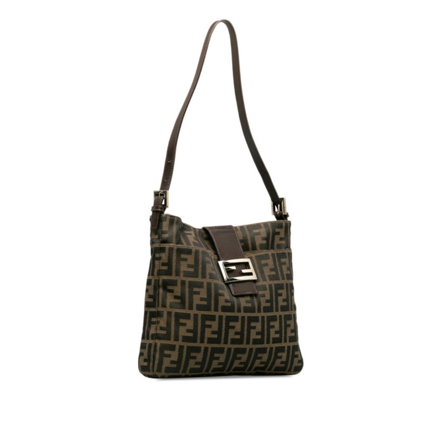 Fendi Zucca Brown Canvas Hand Bag