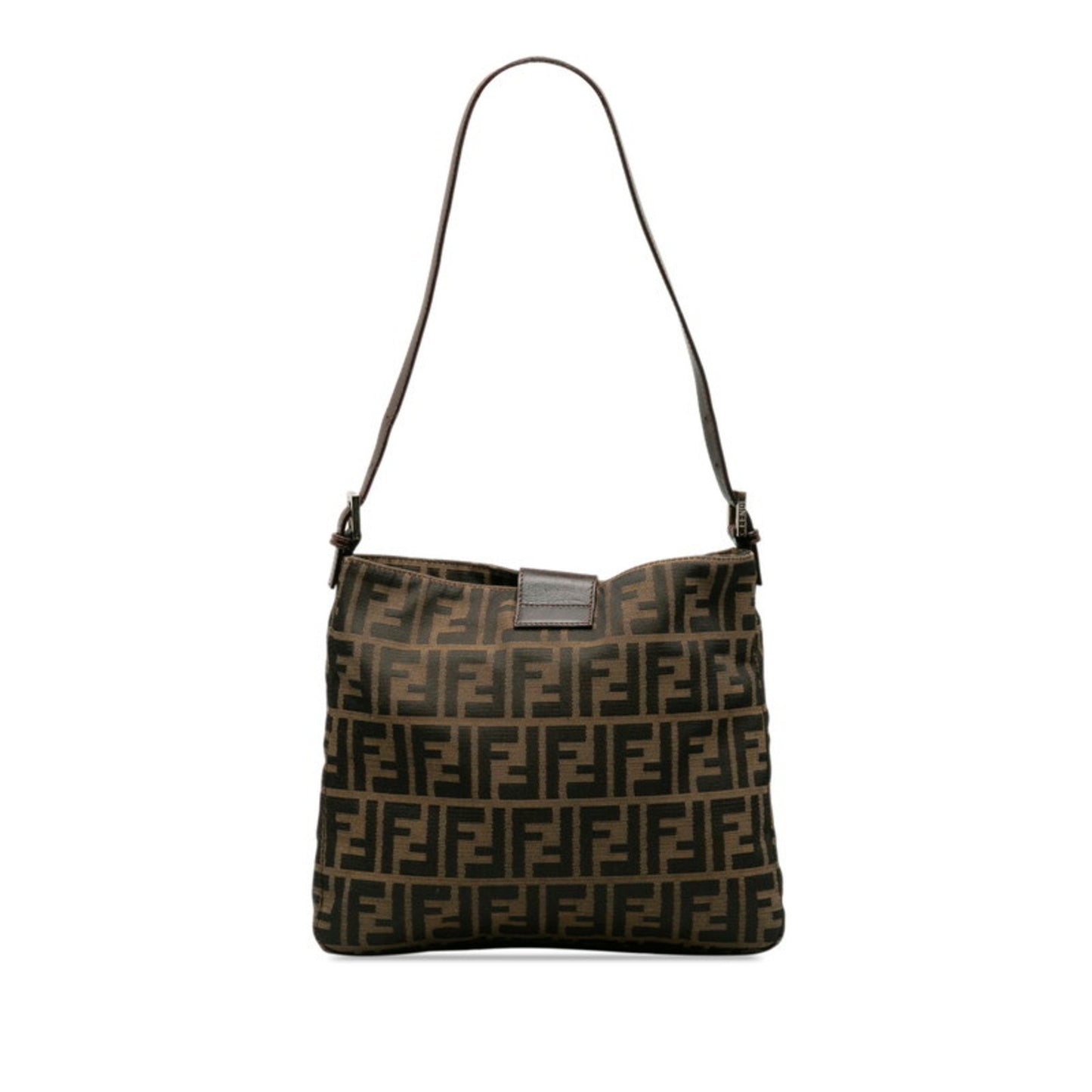 Fendi Zucca Brown Canvas Hand Bag