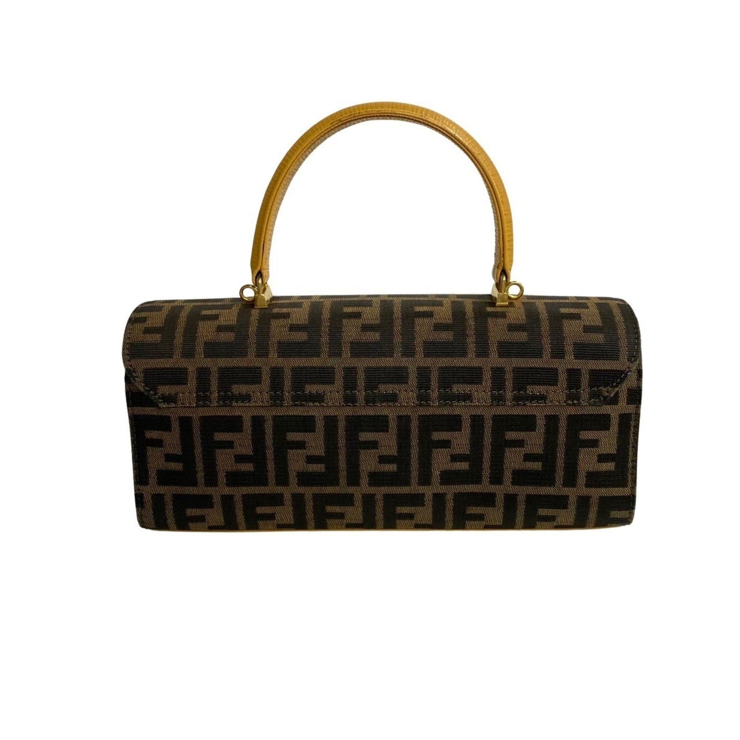 Fendi Zucca Brown Canvas Hand Bag