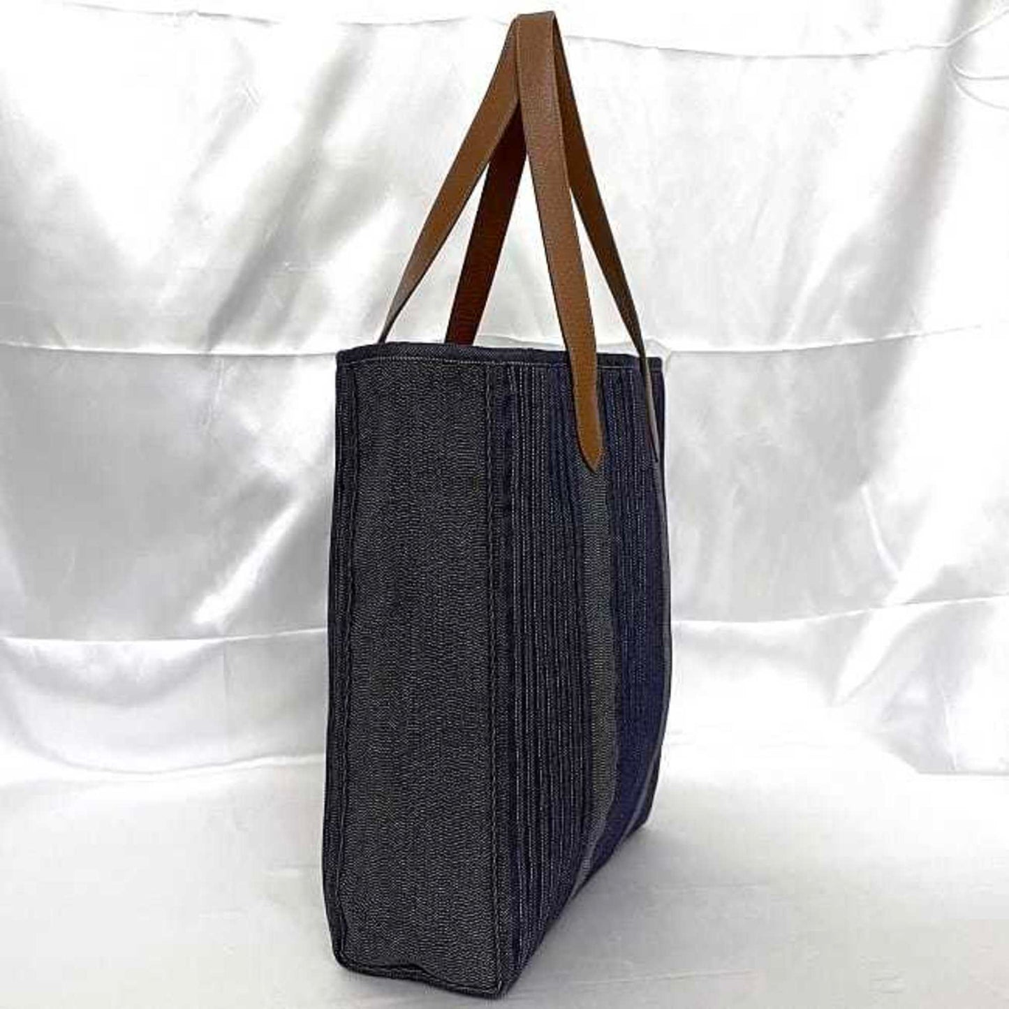 Hermès Calicut Navy Denim - Jeans Tote Bag