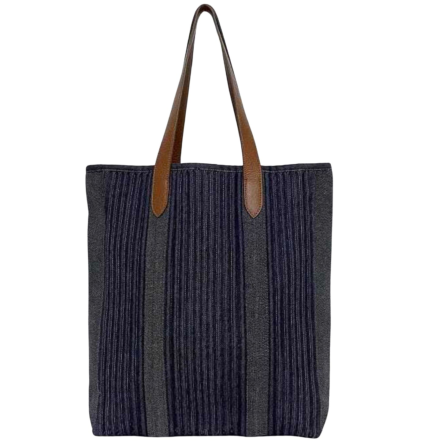 Hermès Calicut Navy Denim - Jeans Tote Bag