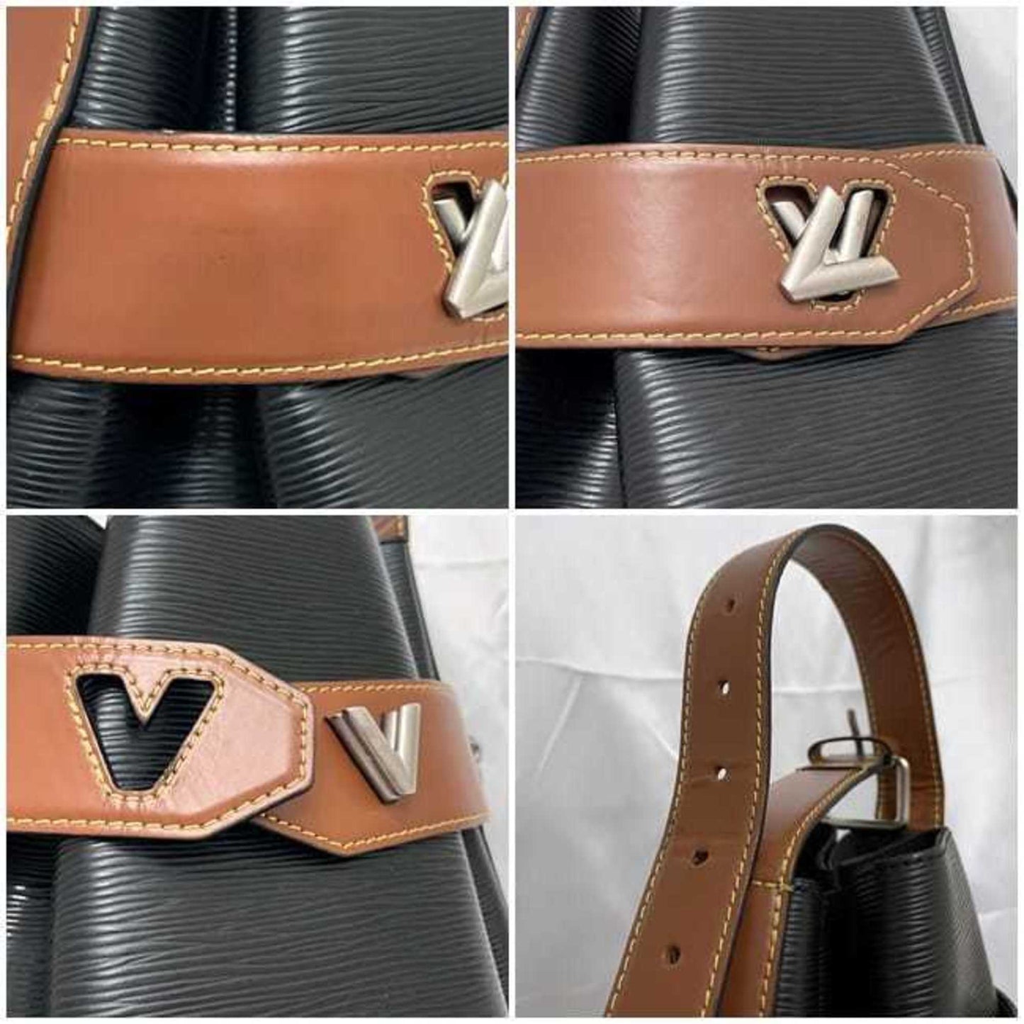 Louis Vuitton Twist Black Leather Shoulder Bag