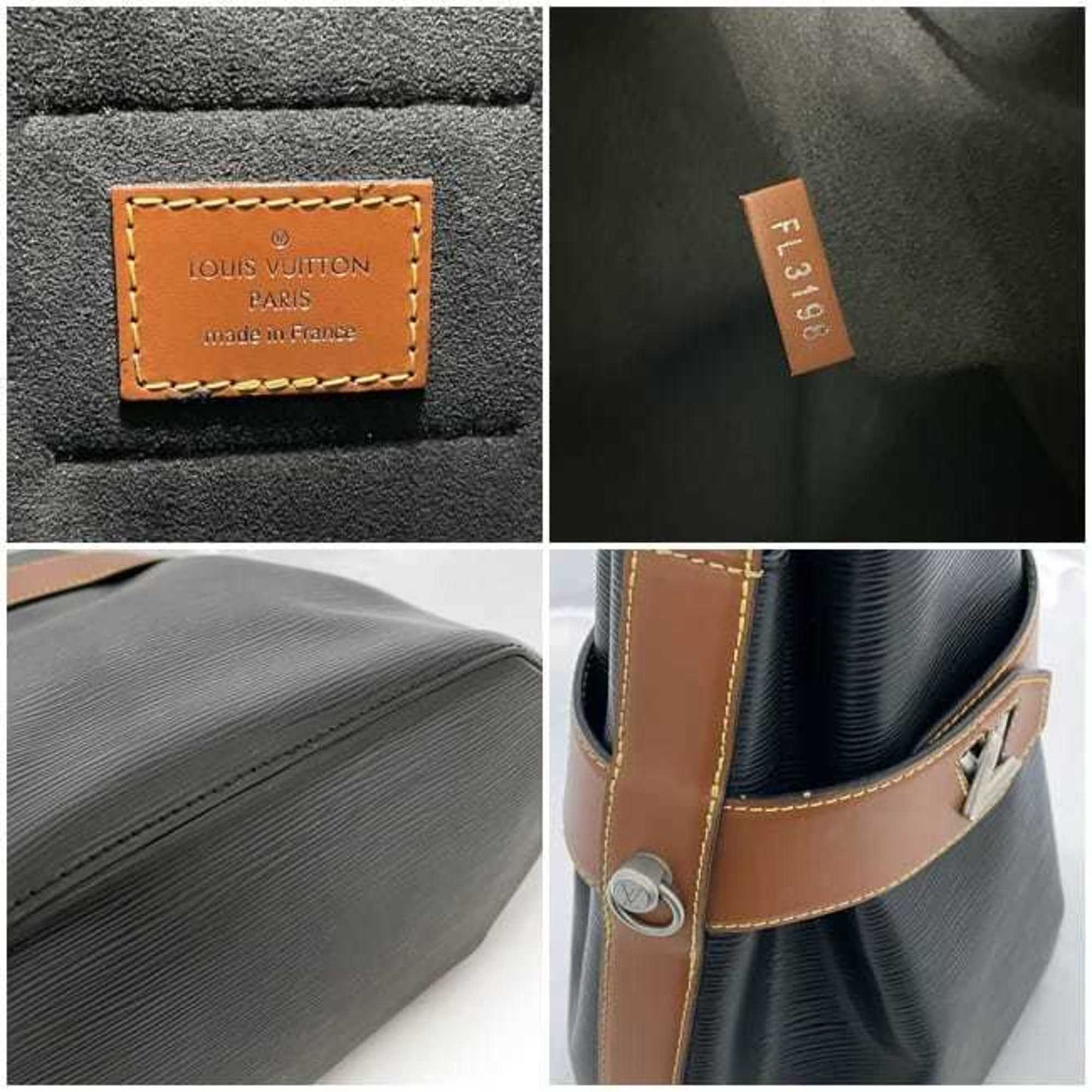 Louis Vuitton Twist Black Leather Shoulder Bag