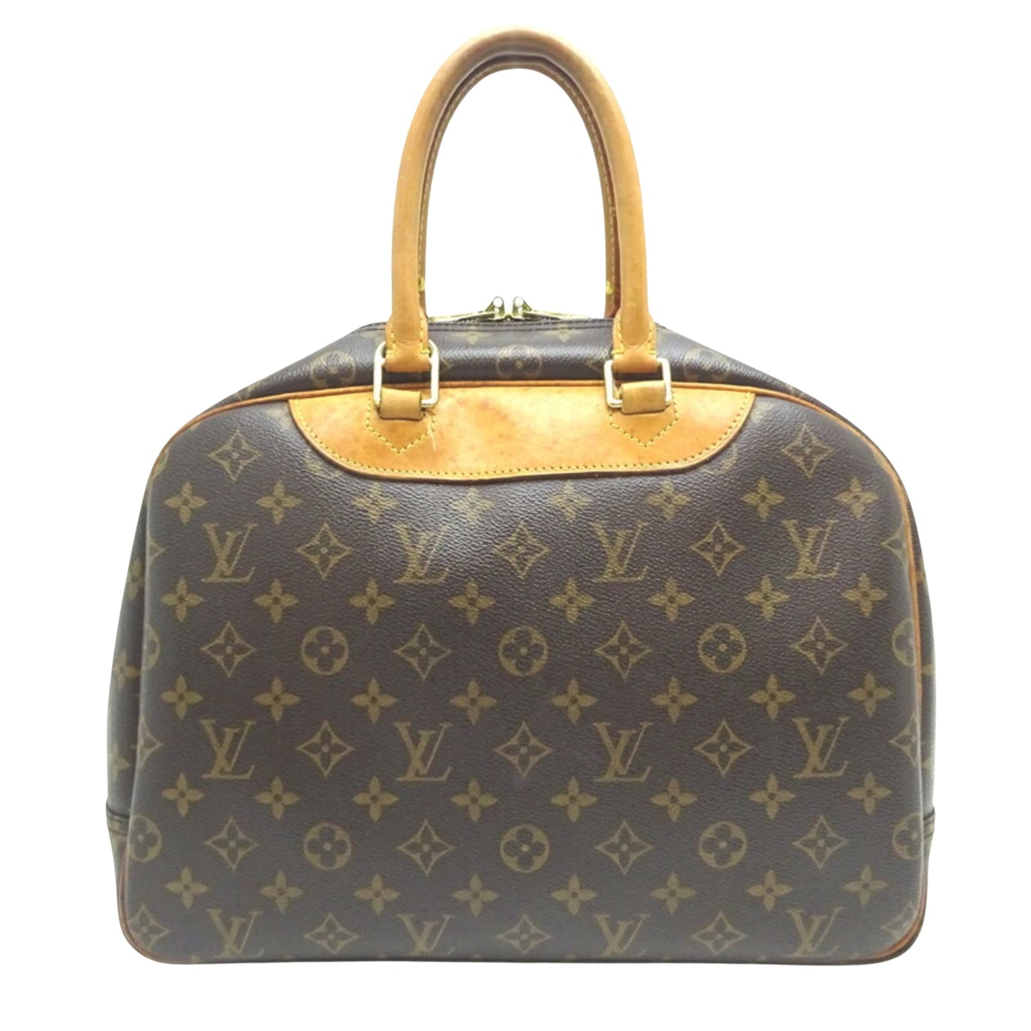 Louis Vuitton Deauville Brown Canvas Hand Bag