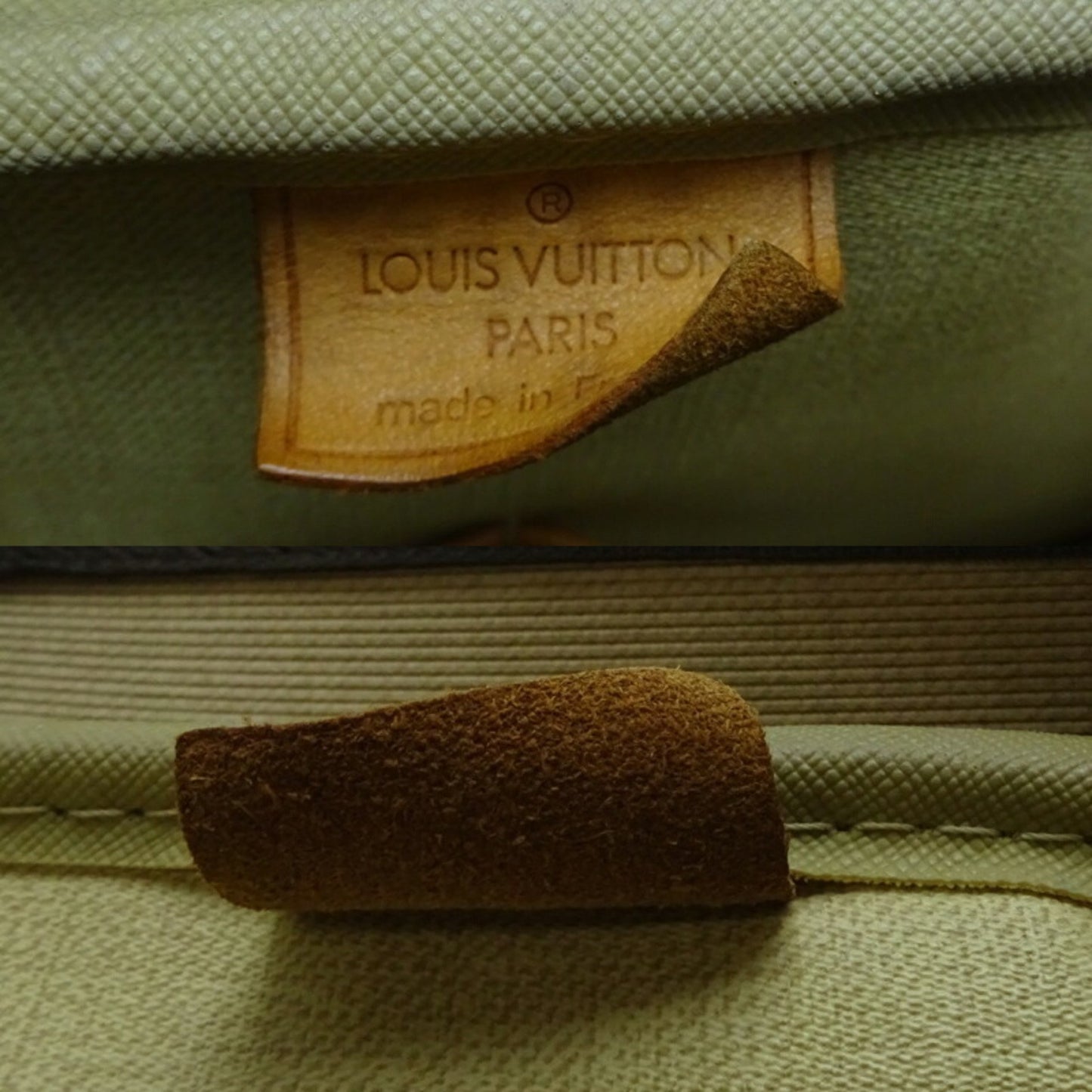 Louis Vuitton Deauville Brown Canvas Hand Bag