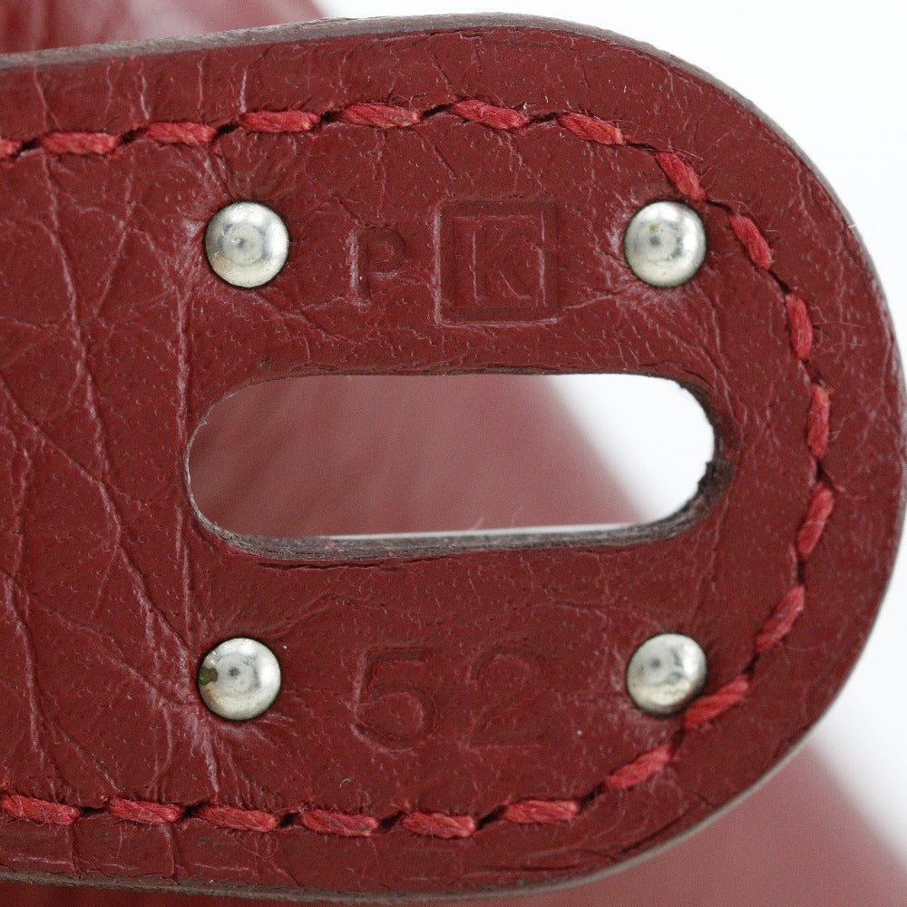 Hermès Lindy Burgundy Leather Shoulder Bag