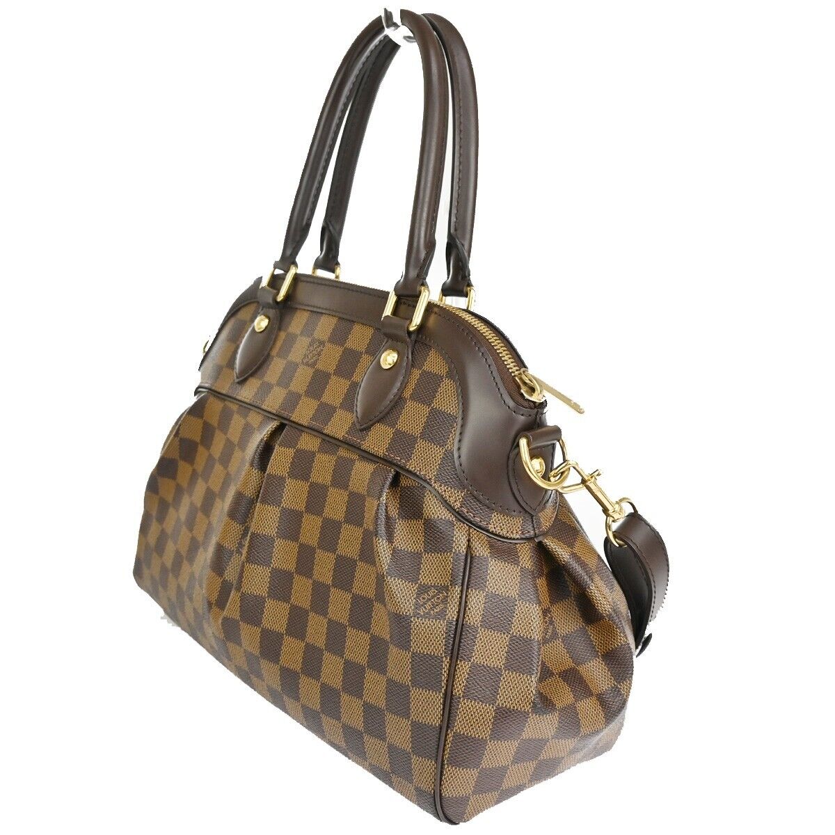 Louis Vuitton Trevi Brown Canvas Hand Bag