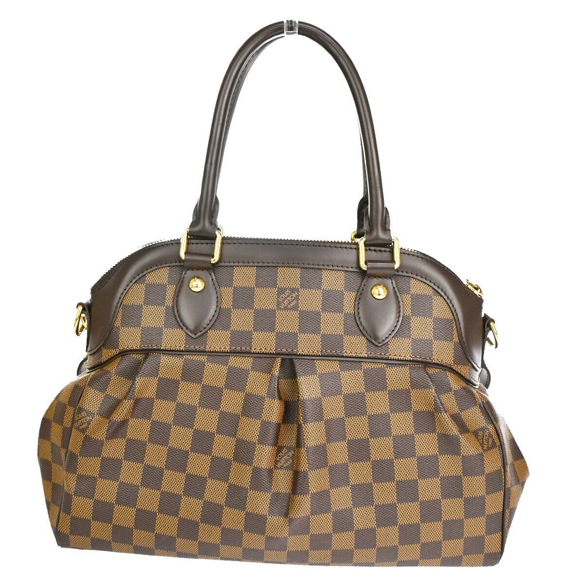 Louis Vuitton Trevi Brown Canvas Hand Bag