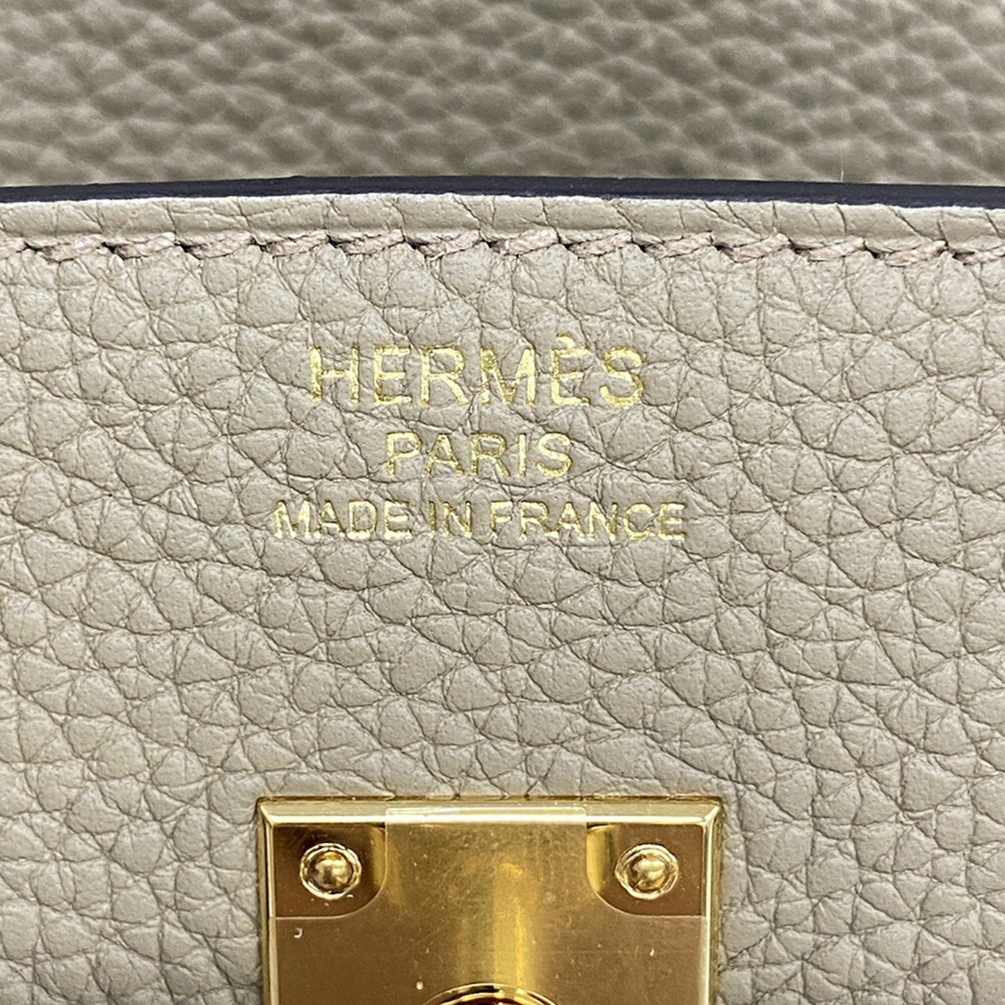 Hermès Birkin 25 Beige Leather Hand Bag