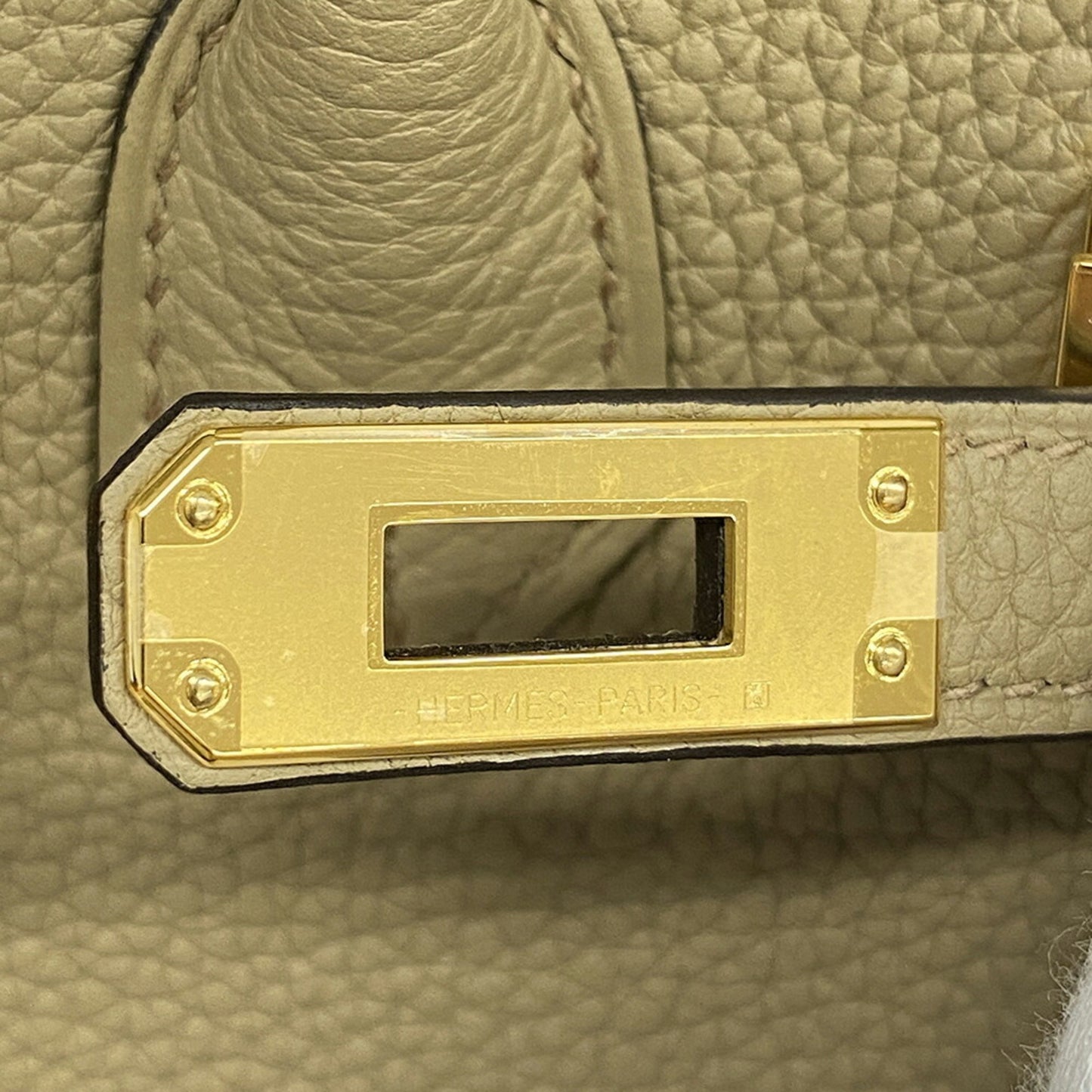 Hermès Birkin 25 Beige Leather Hand Bag