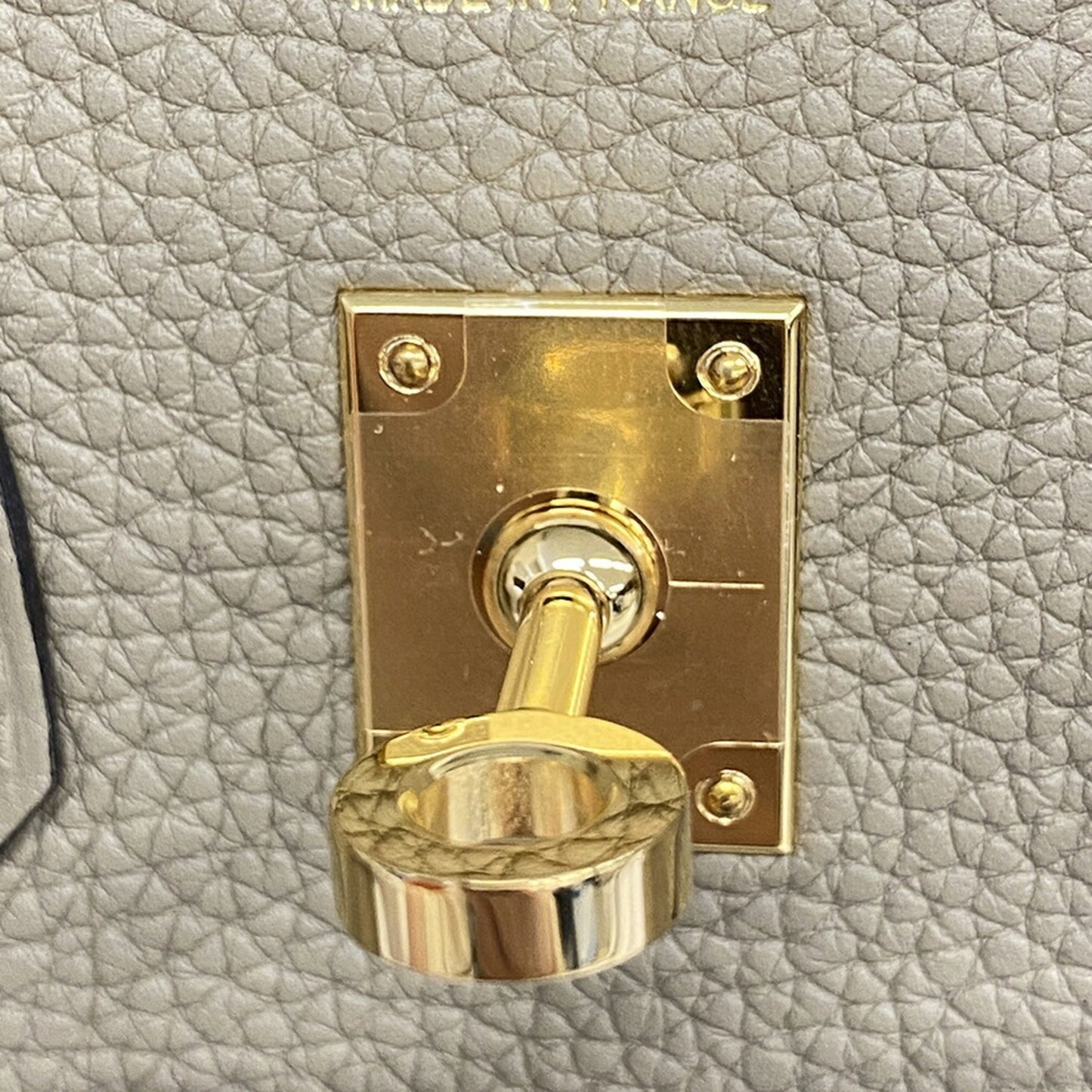 Hermès Birkin 25 Beige Leather Hand Bag