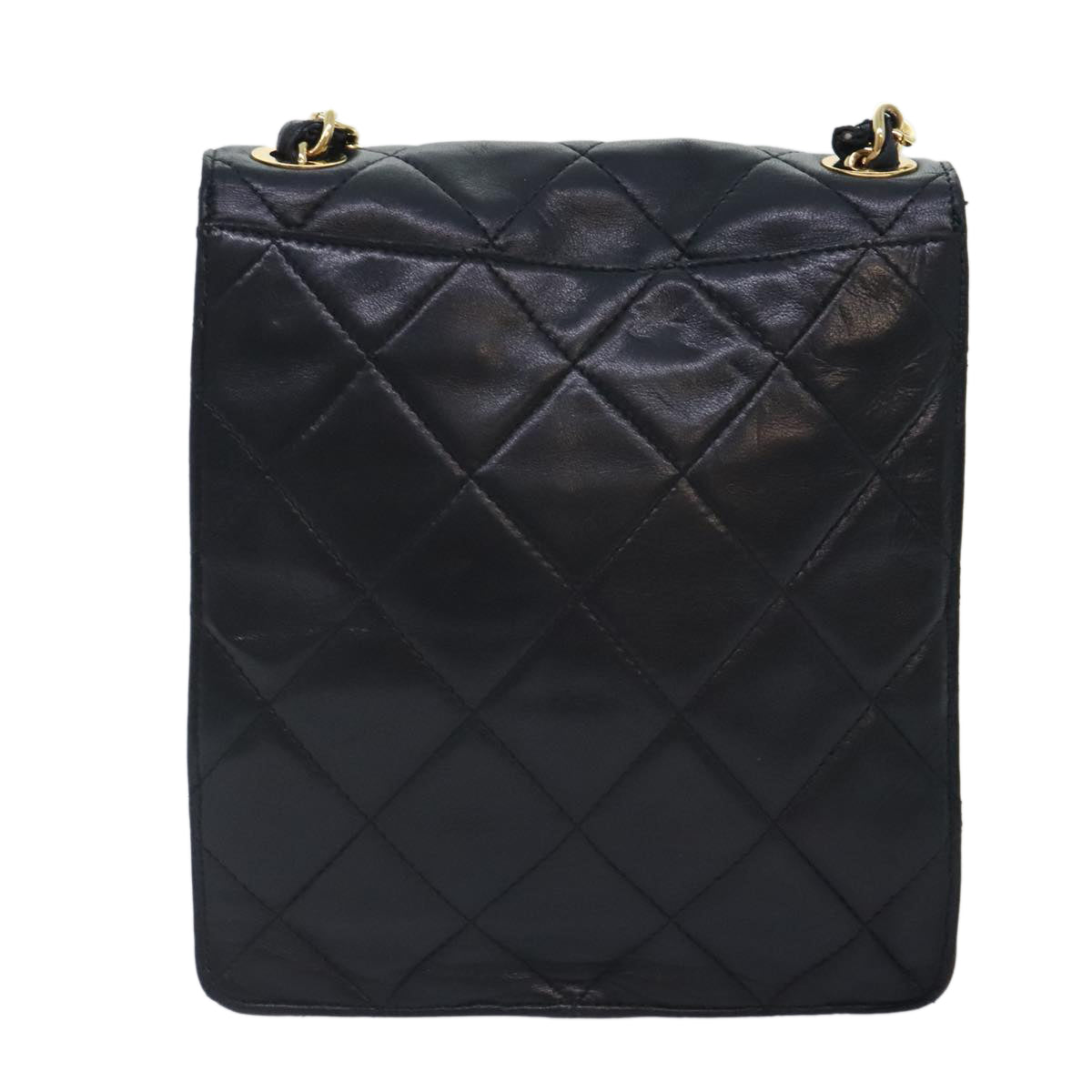 Chanel Bicolore Black Leather Shoulder Bag