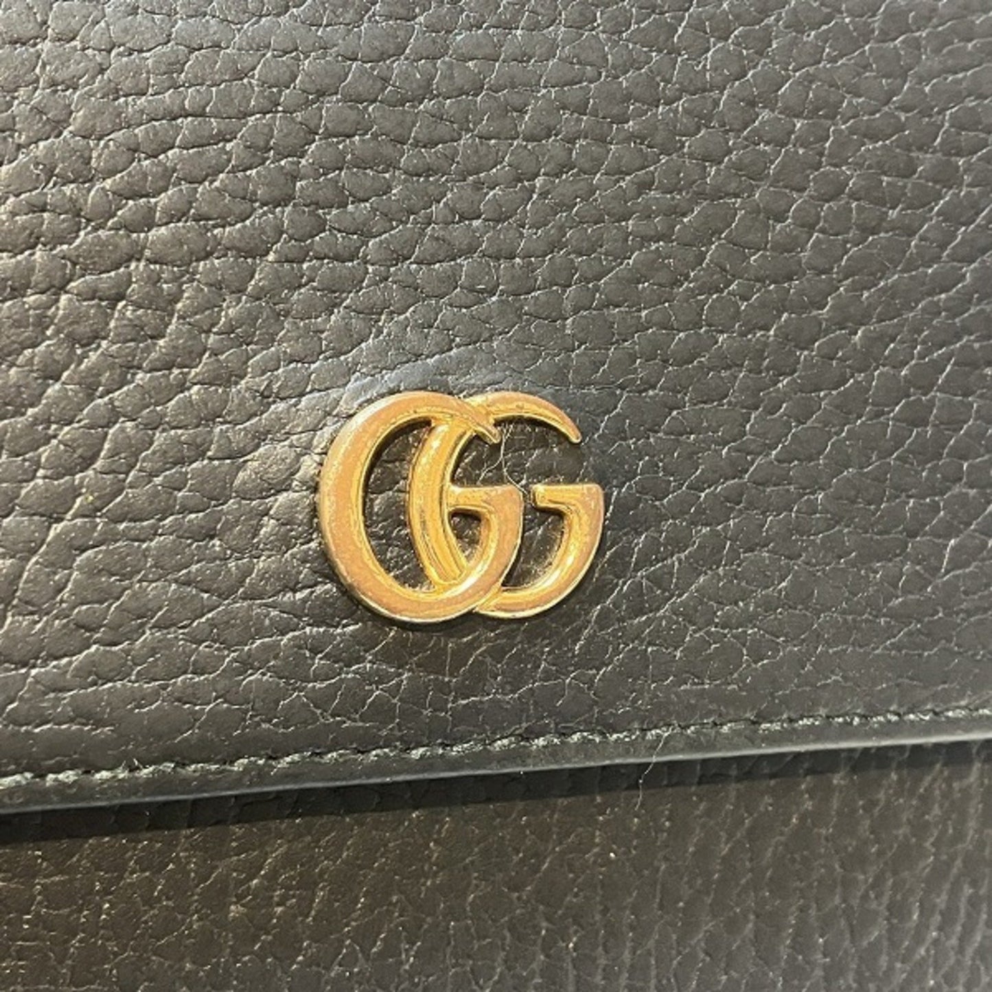 Gucci GG Marmont Black Leather Wallet Accessories