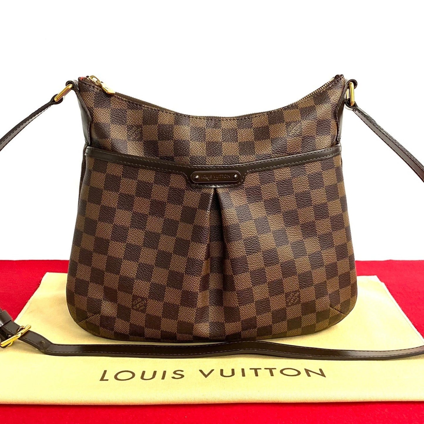 Louis Vuitton Bloomsbury Brown Canvas Shoulder Bag