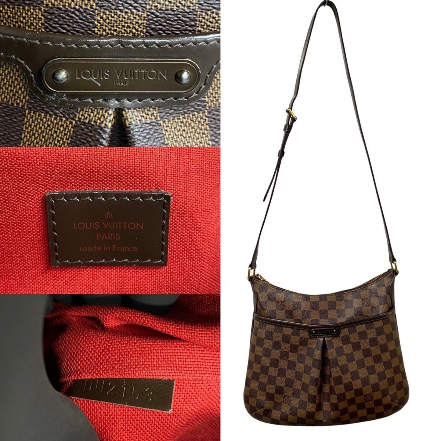 Louis Vuitton Bloomsbury Brown Canvas Shoulder Bag