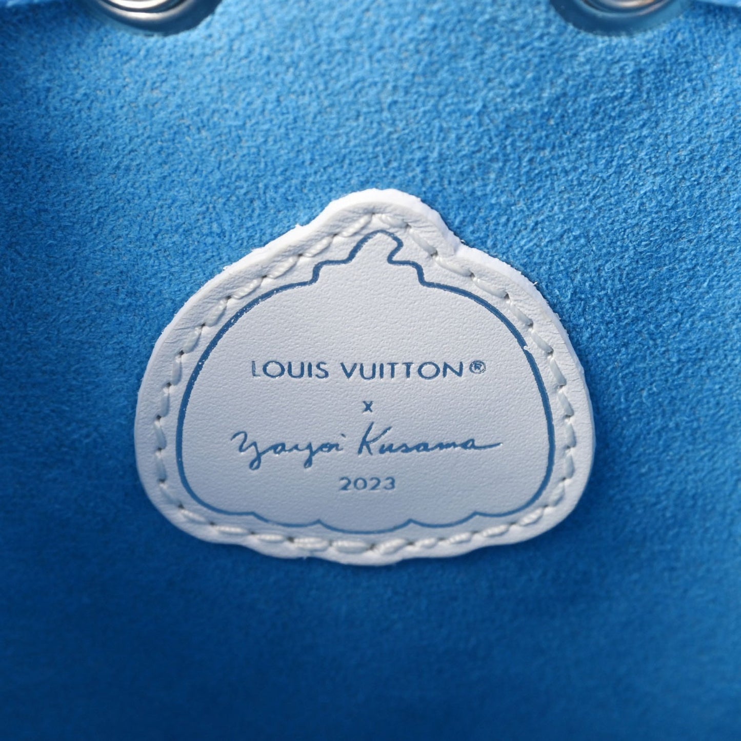 Louis Vuitton Nano noé Blue Leather Shoulder Bag