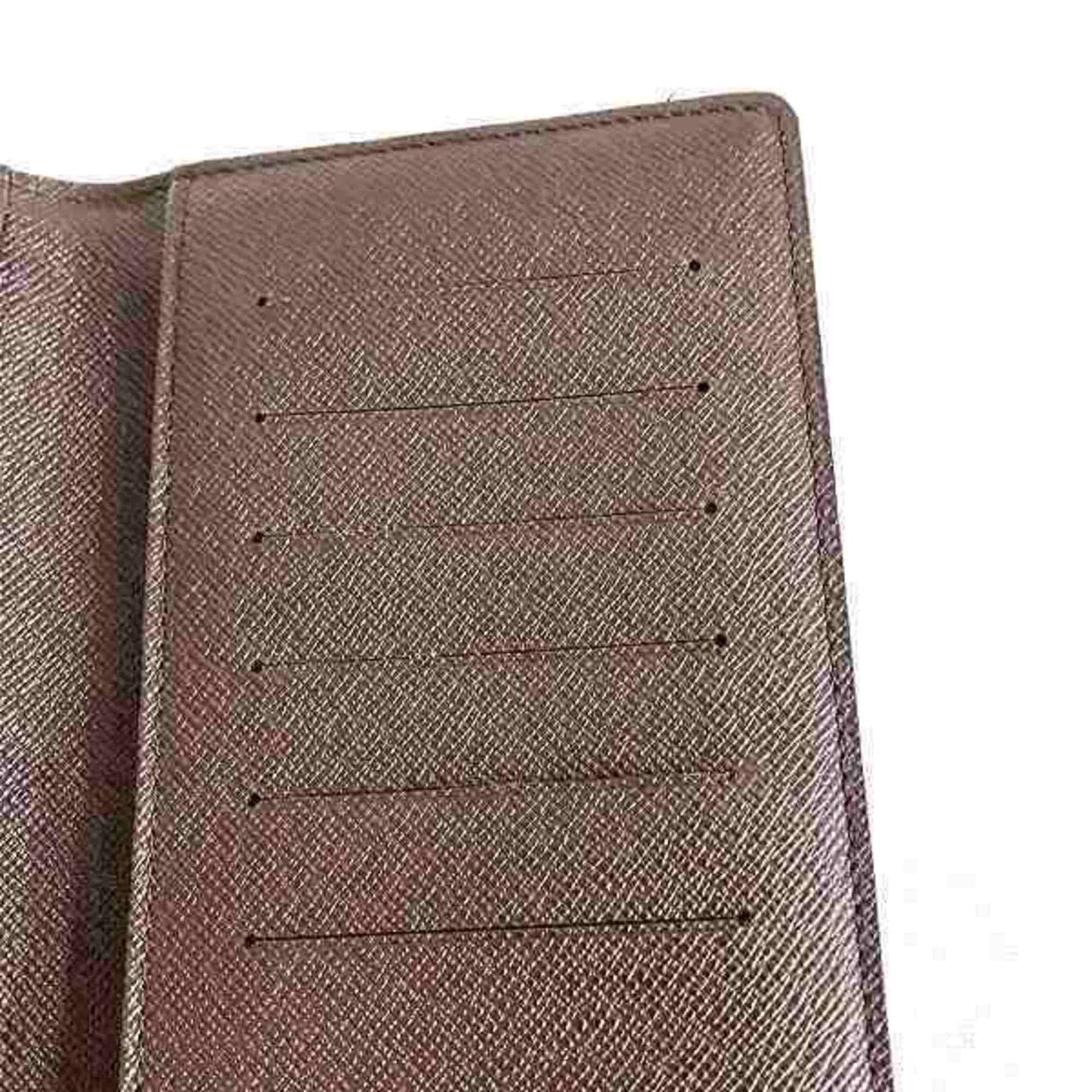 Louis Vuitton Brazza Brown Canvas Wallet Accessories