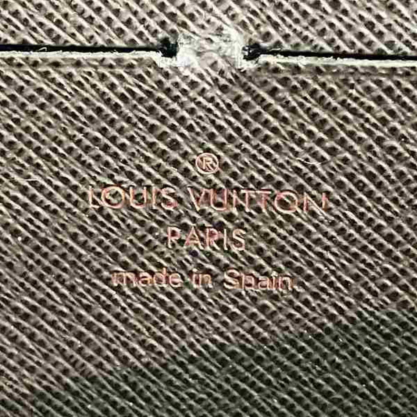 Louis Vuitton Portefeuille zippy Brown Canvas Wallet Accessories