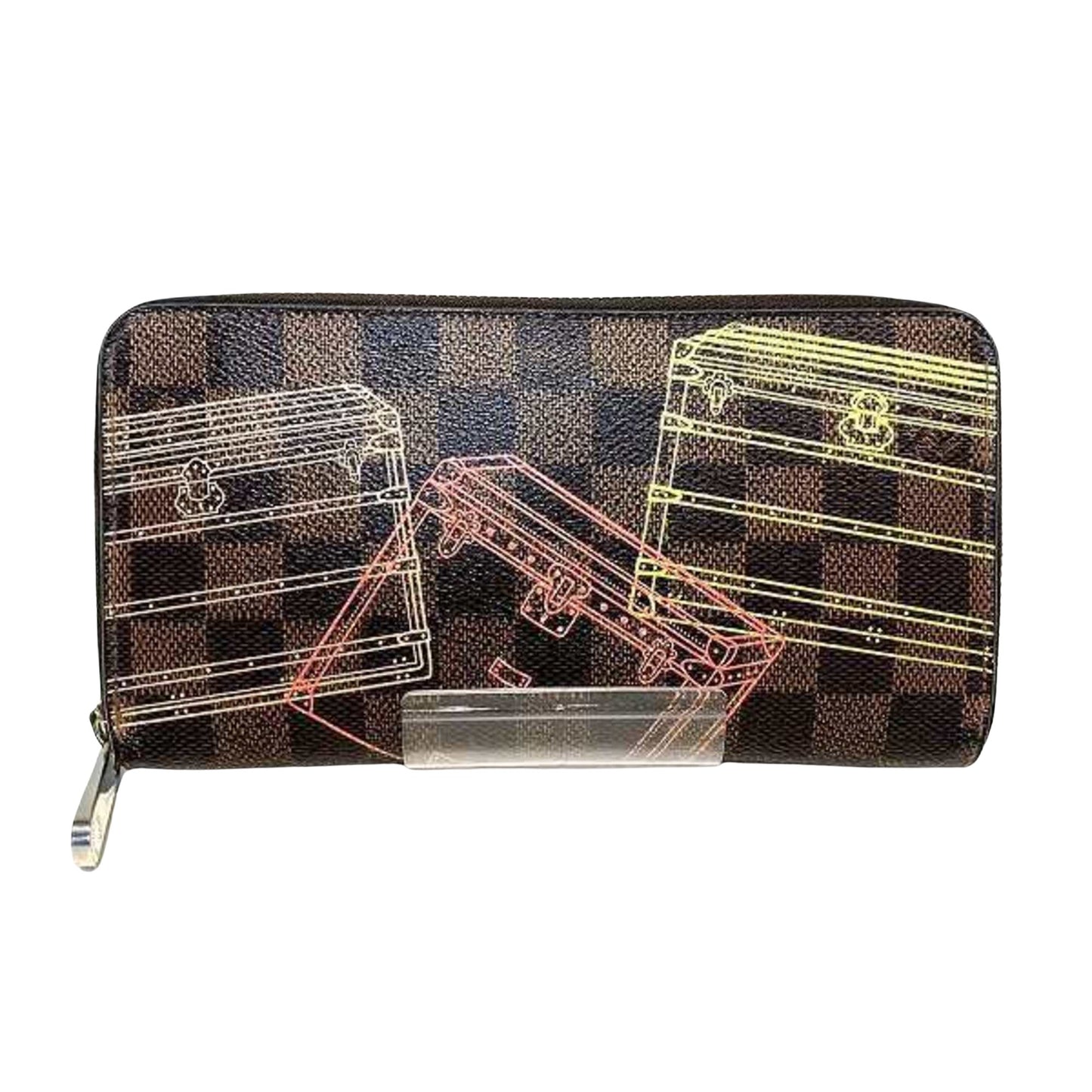 Louis Vuitton Portefeuille zippy Brown Canvas Wallet Accessories