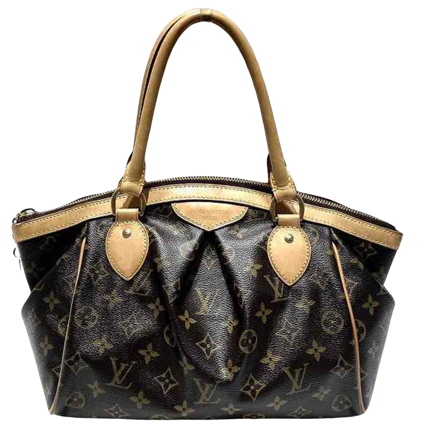 Louis Vuitton Tivoli Brown Canvas Hand Bag