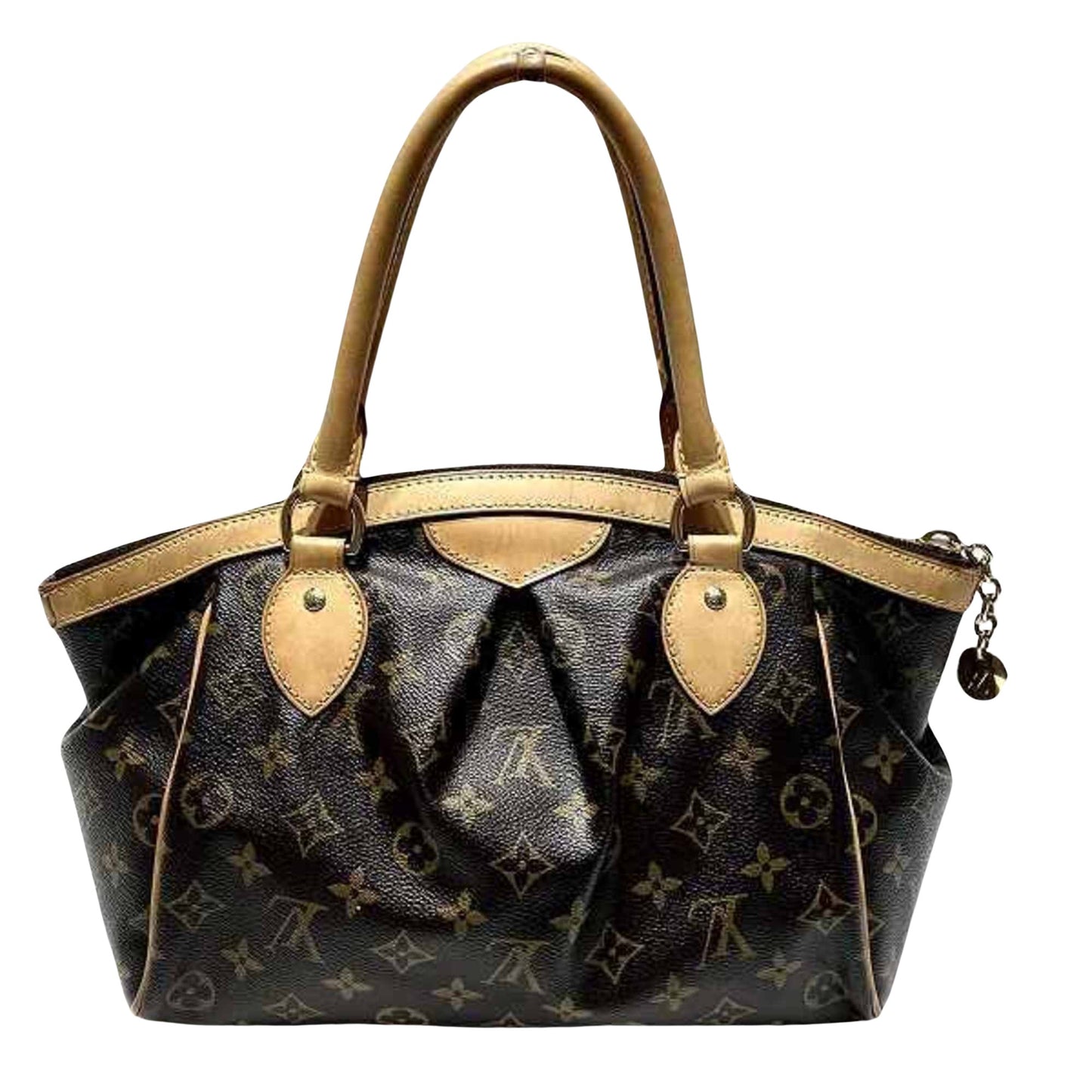 Louis Vuitton Tivoli Brown Canvas Hand Bag