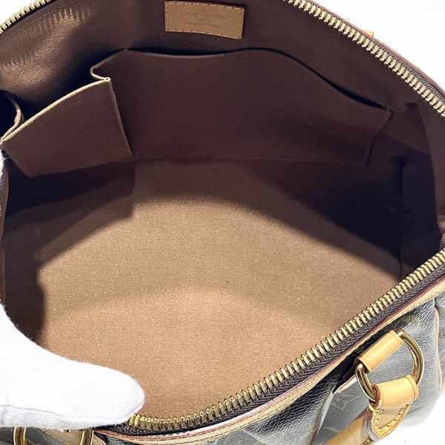 Louis Vuitton Tivoli Brown Canvas Hand Bag